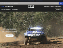 Tablet Screenshot of ledlightbarsaustralia.com